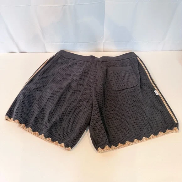adidas Clot crochet Edison Chen mens shorts XL Knit Lined Drawstring